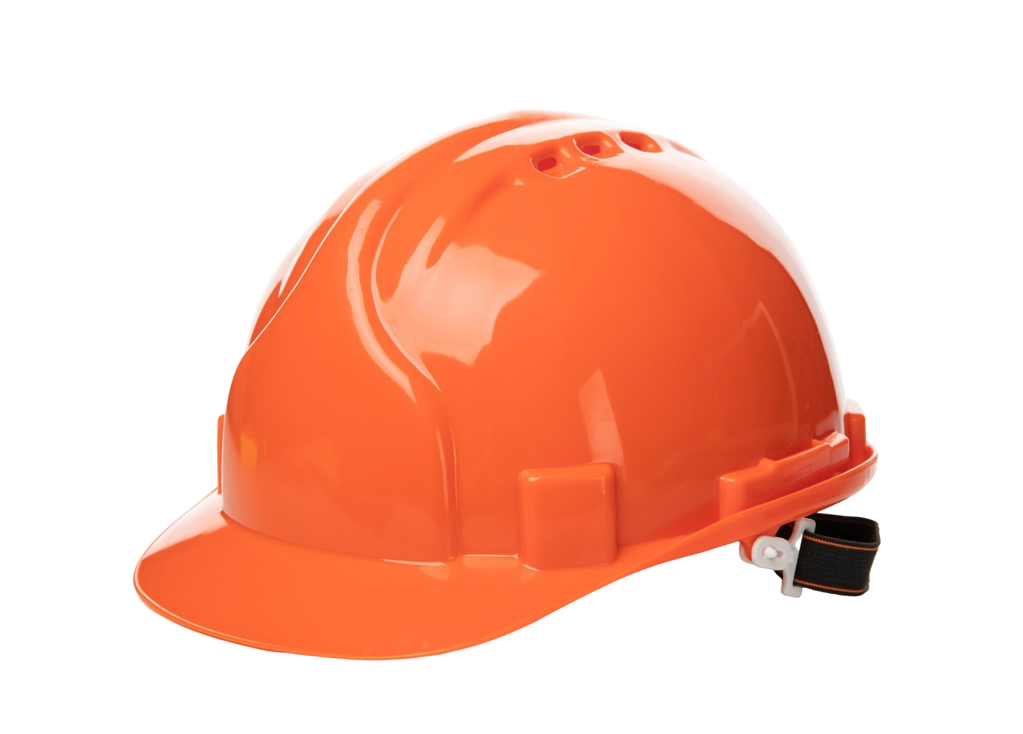 orange-safety-helmet-isolated-white
